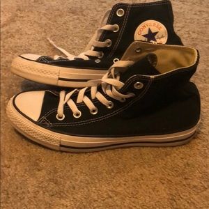 High Top Black Converses